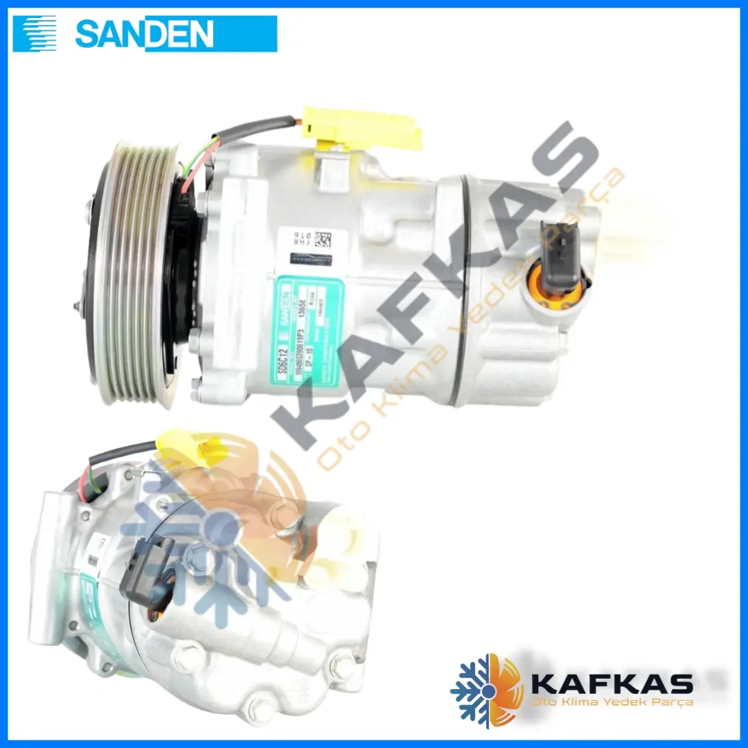 SANDEN 1365E CITROEN C4 KLİMA KOMPRESÖR