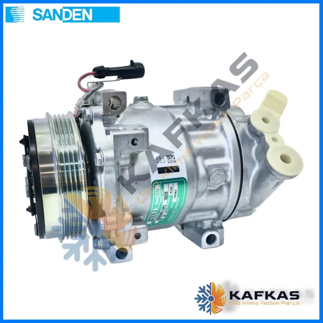 SANDEN 1822E/1875E PEUGEOT BOXER / KARSAN JEST / FIAT DUCATO KLİMA KOMPRESÖRÜ