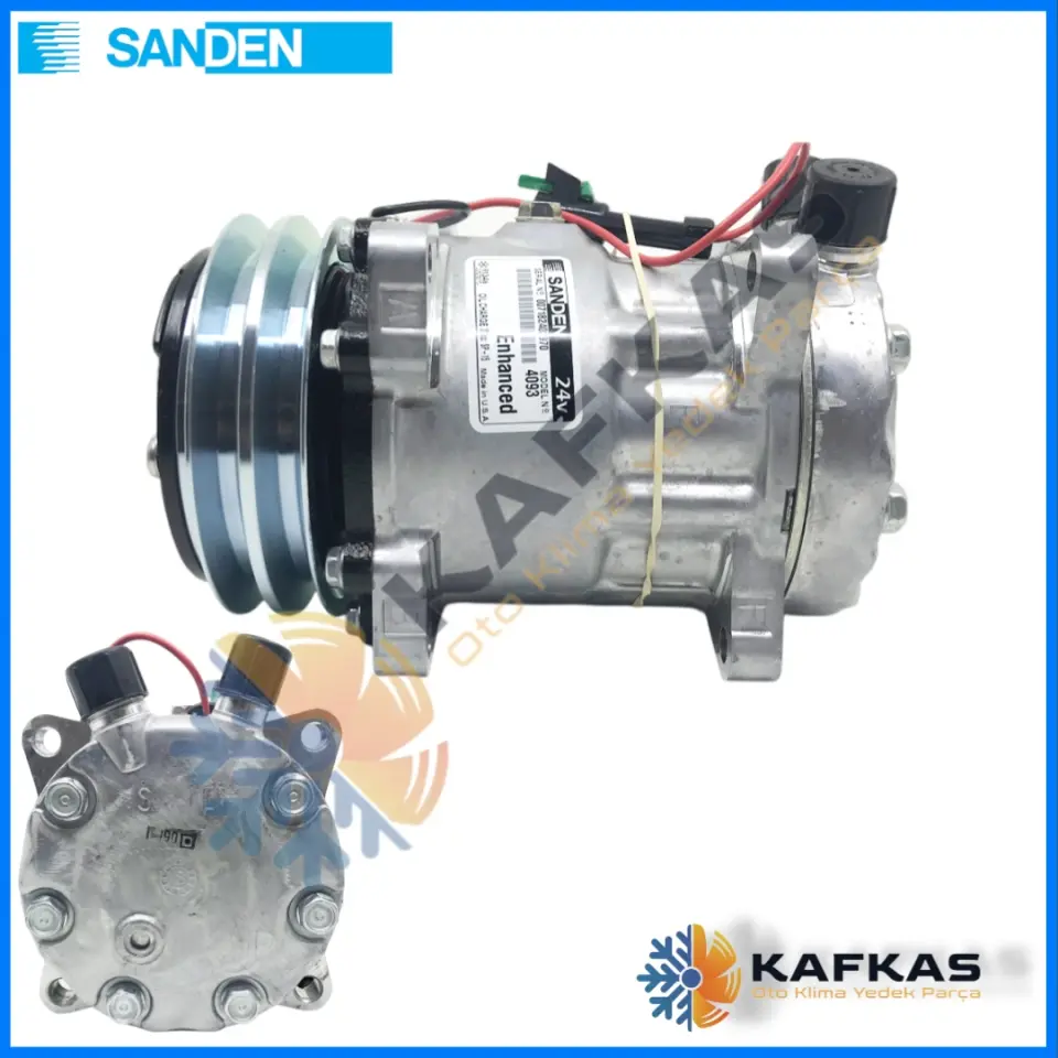 SANDEN 4093 ENHANCED SD7H15 KLİMA KOMPRESÖRÜ