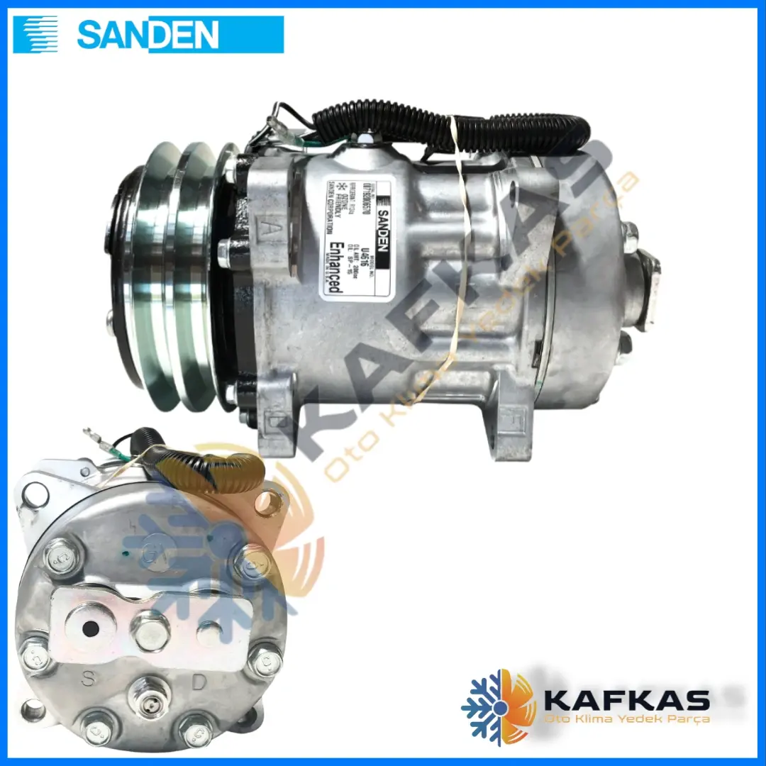 SANDEN 4616 ENHANCED SD7H15 KLİMA KOMPRESÖRÜ