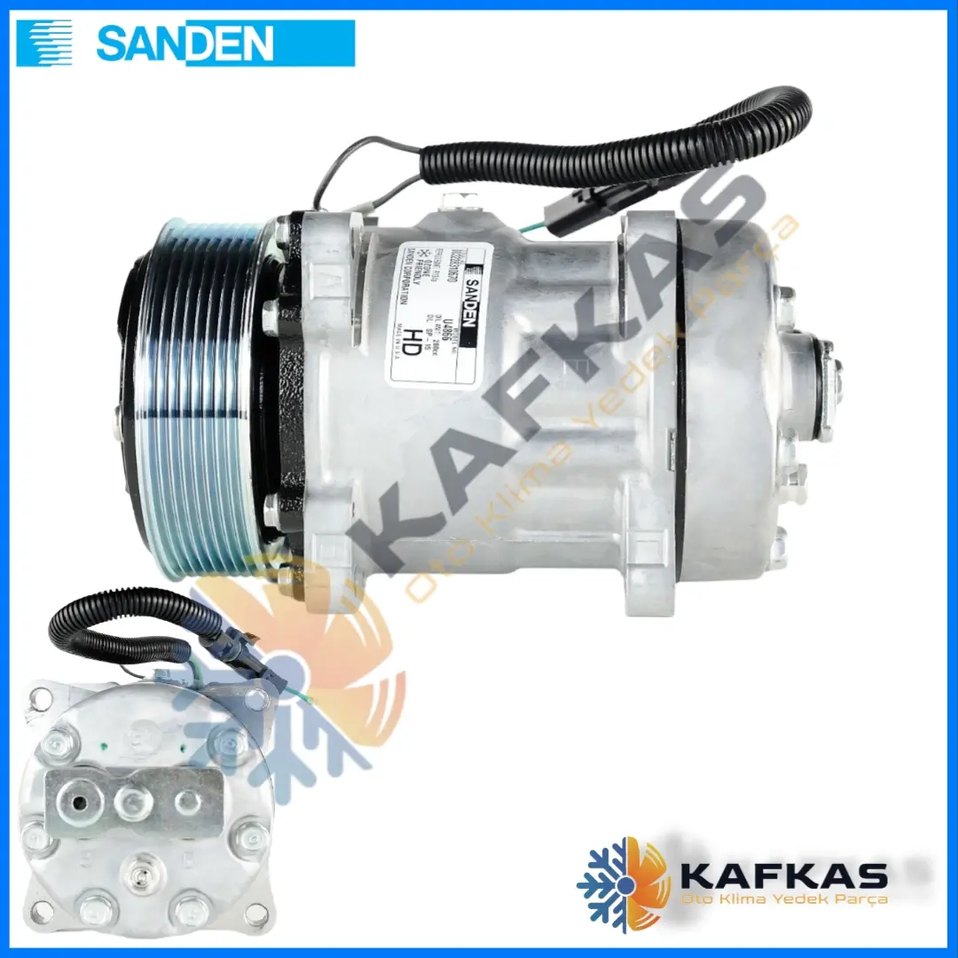 SANDEN 4866 ENHANCED SD7H15 KLİMA KOMPRESÖRÜ