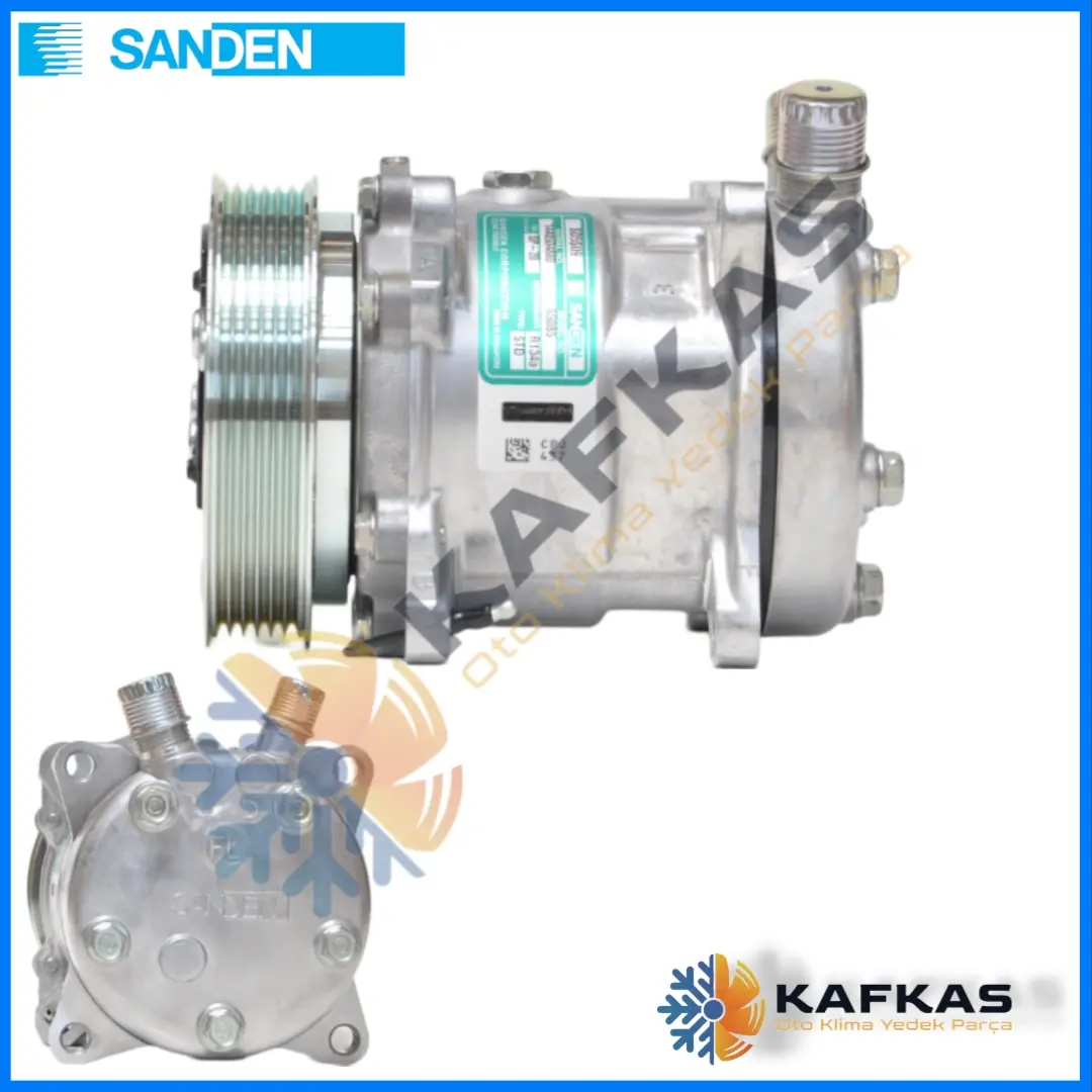 SANDEN 5085 SD5S09 KLİMA KOMPRESÖRÜ