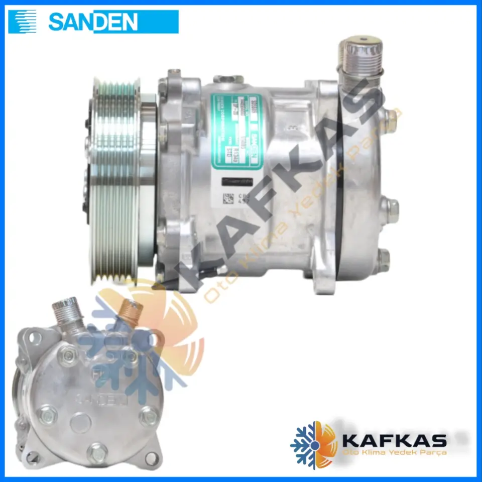 SANDEN 5085 SD5S09 KLİMA KOMPRESÖRÜ