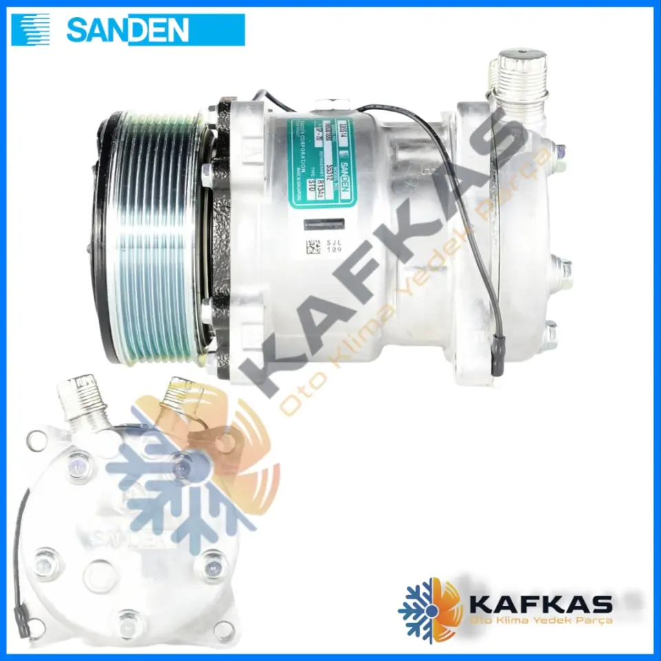 SANDEN 5312 SD5S14 KLİMA KOMPRESÖRÜ