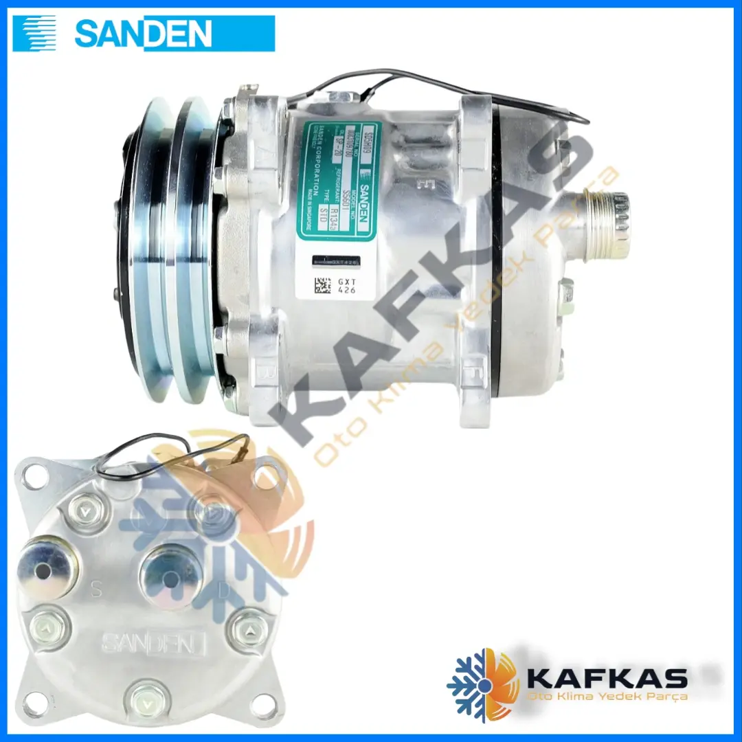 SANDEN 5601 SD5S09 KLİMA KOMPRESÖRÜ
