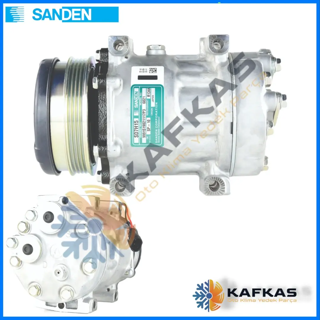 SANDEN 6021 CASE - CNH - NEW HOLLAND KLİMA KOMPRESÖRÜ