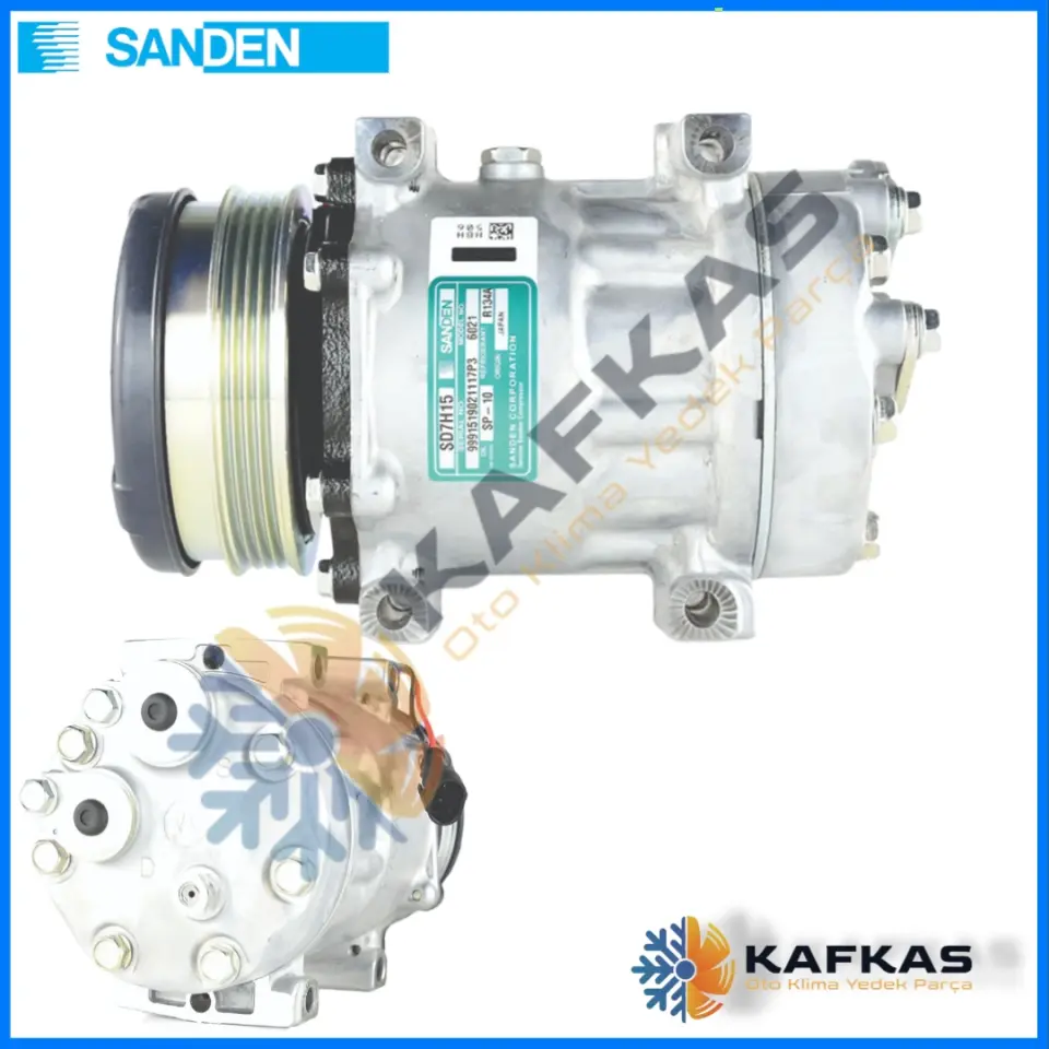 SANDEN 6021 CASE - CNH - NEW HOLLAND KLİMA KOMPRESÖRÜ