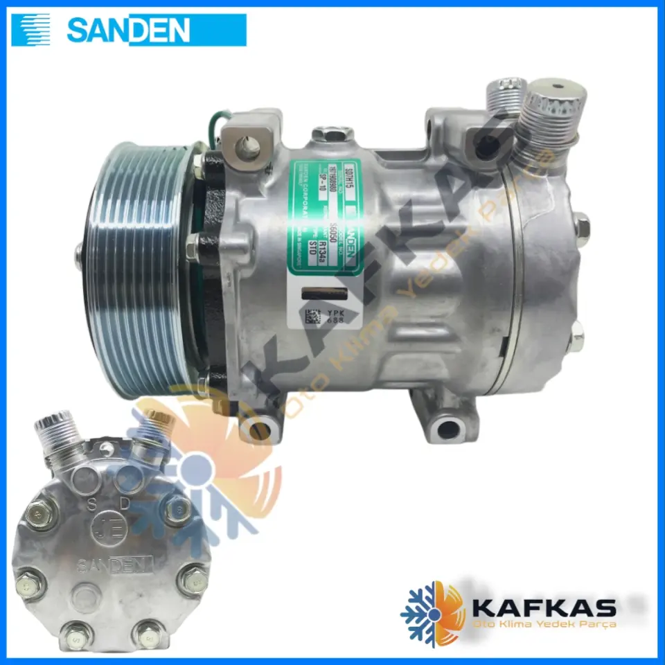 SANDEN 6050 SD7H15 KLİMA KOMPRESÖRÜ