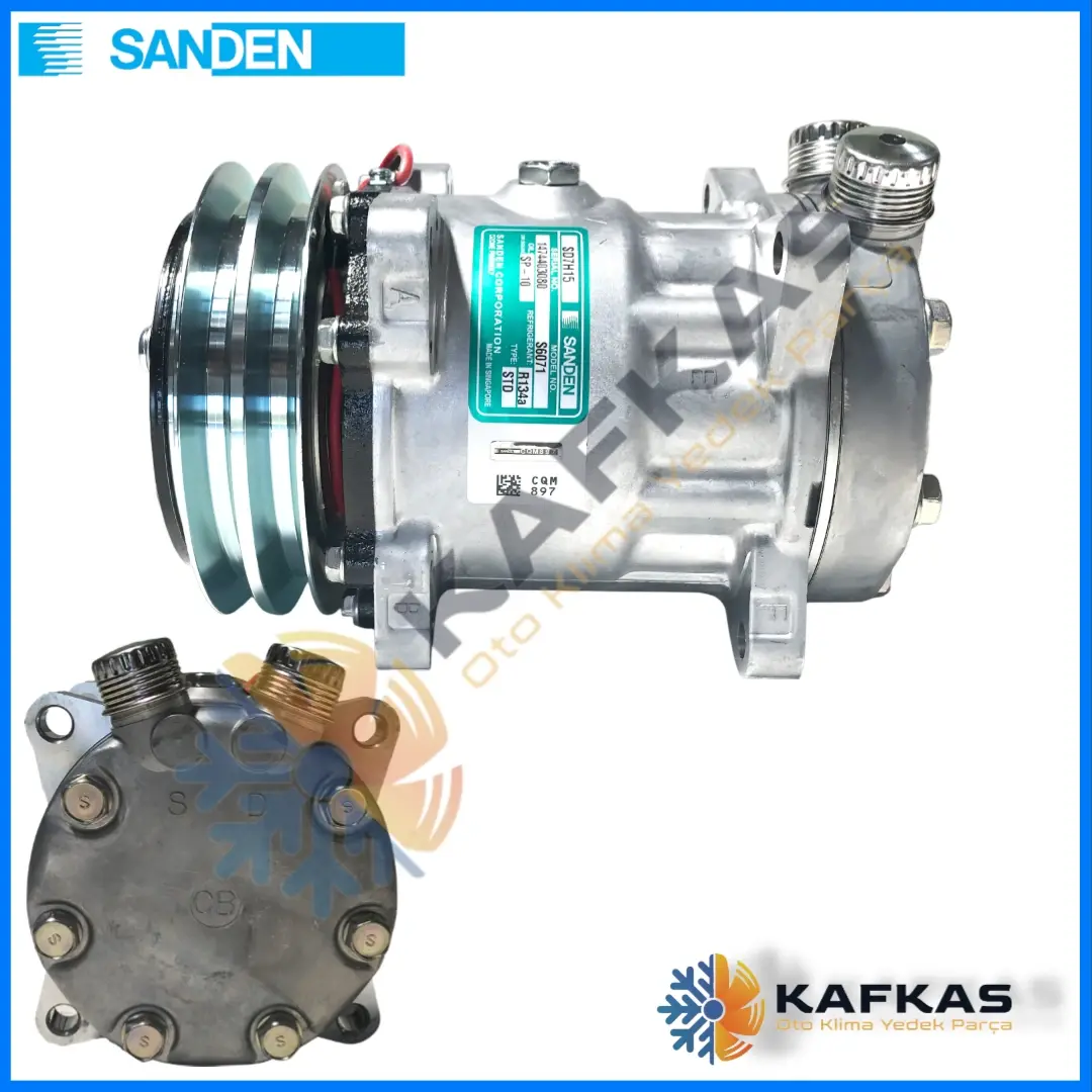 SANDEN 6071 SD7H15 KLİMA KOMPRESÖRÜ