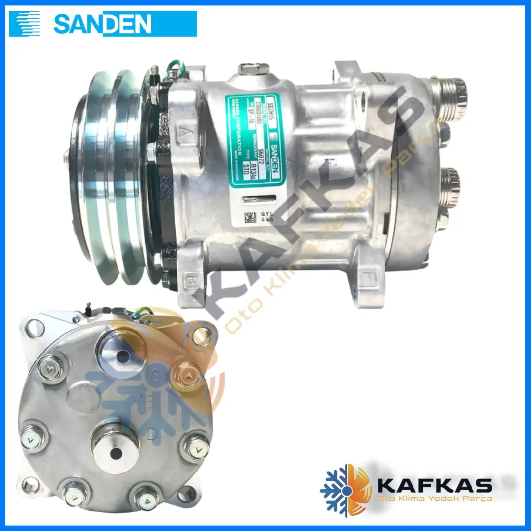 SANDEN 6072 SD7H15 KLİMA KOMPRESÖRÜ