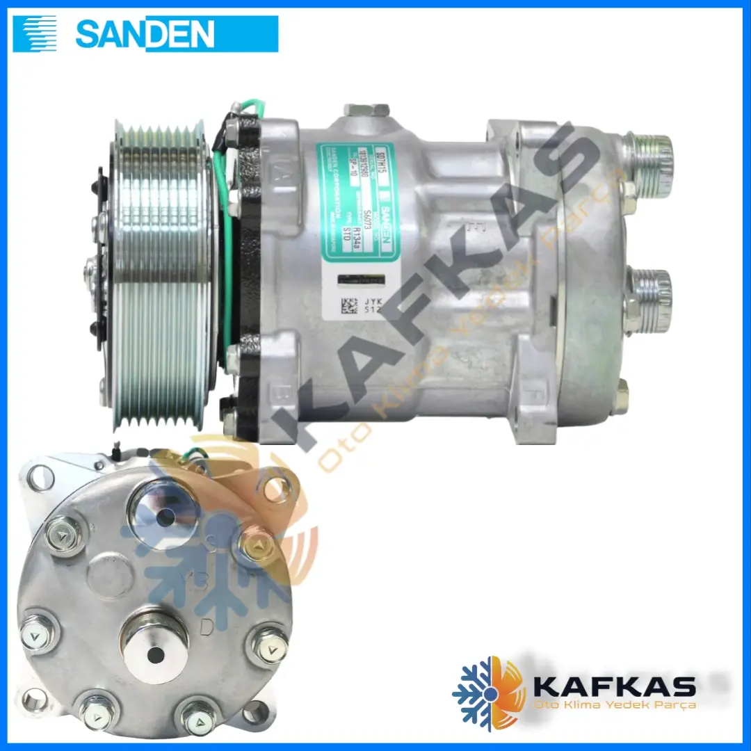 SANDEN 6073 SD7H15 KLİMA KOMPRESÖRÜ