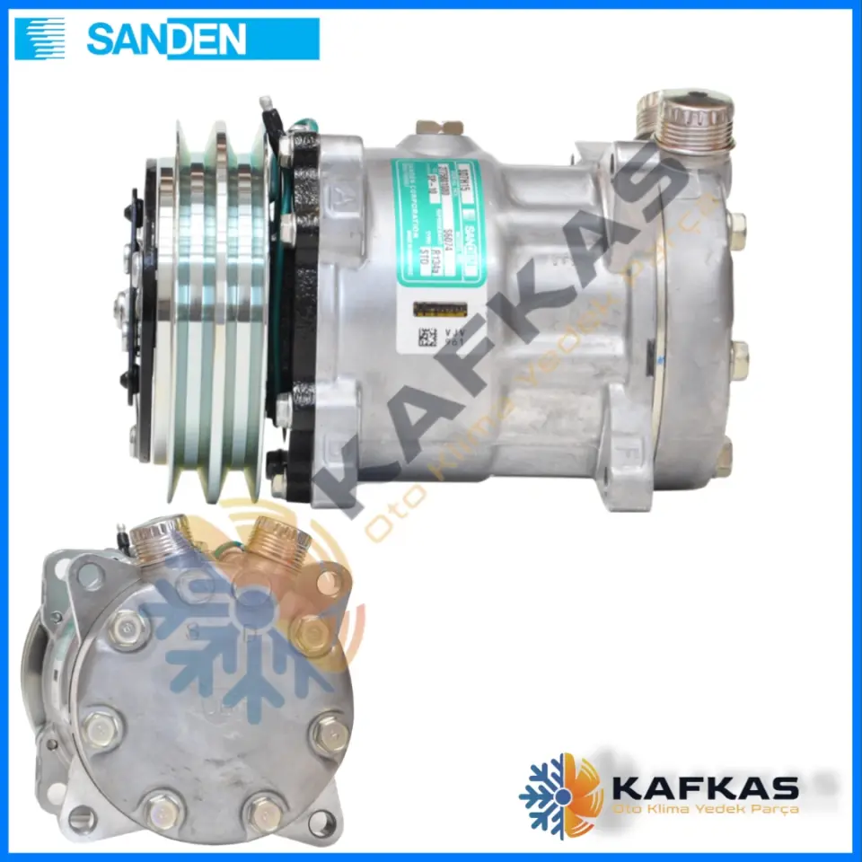 SANDEN 6074 SD7H15 KLİMA KOMPRESÖRÜ
