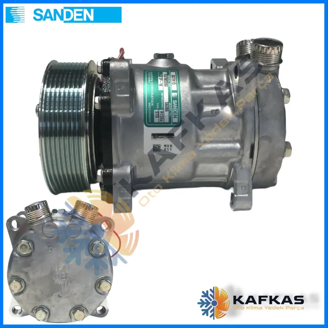 SANDEN 6086 SD7H15 KLİMA KOMPRESÖRÜ