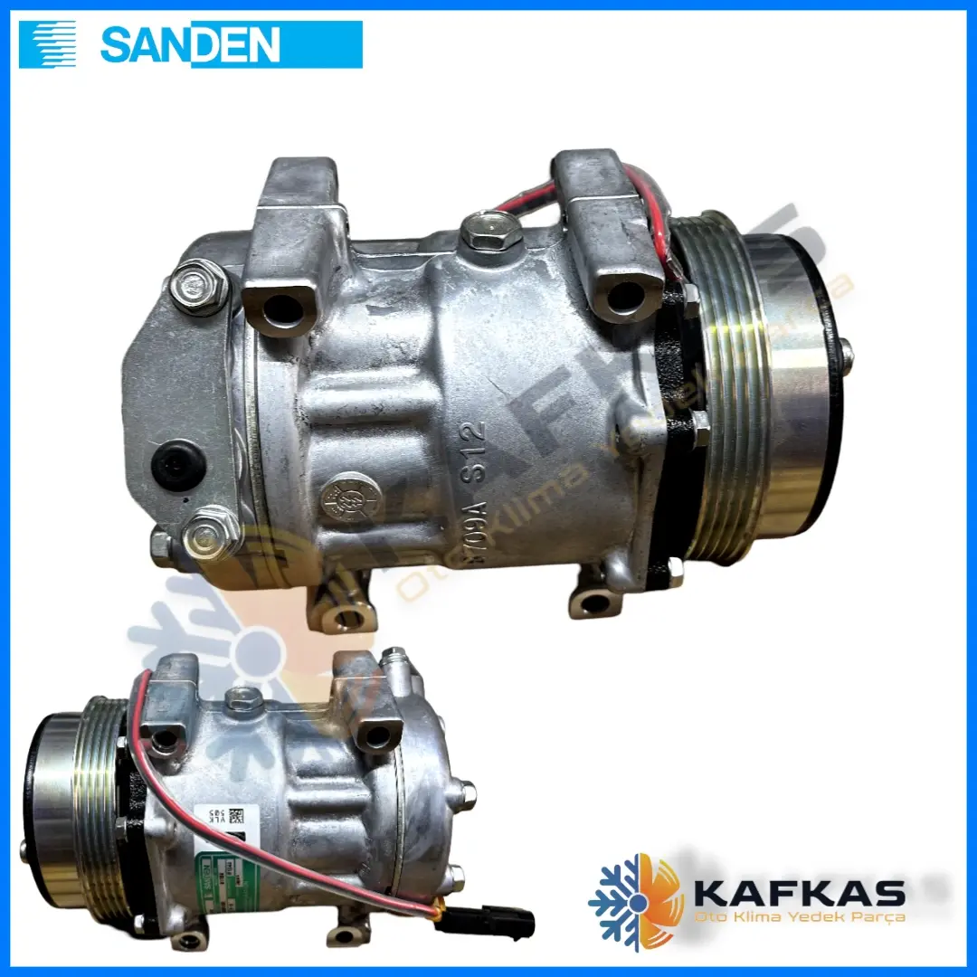 SANDEN 6176 TURK TRAKTOR S8000 KLİMA KOMPRESÖRÜ