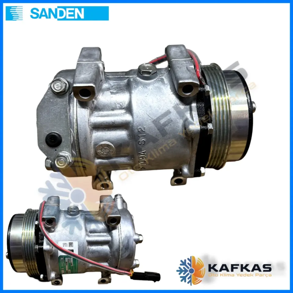 SANDEN 6176 TURK TRAKTOR S8000 KLİMA KOMPRESÖRÜ