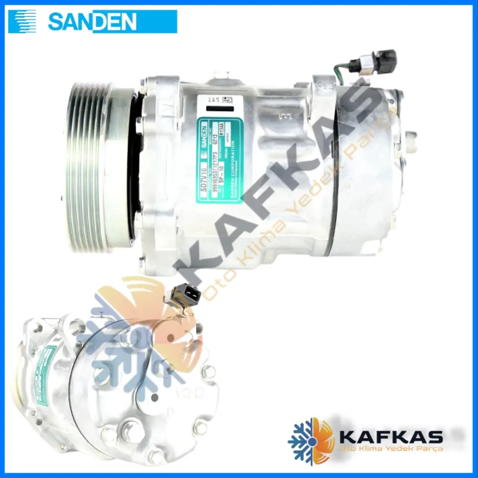 SANDEN 6213/1162 WV POLO KLİMA KOMPRESÖRÜ