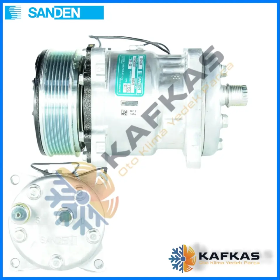 SANDEN 6628 SD5S14 KLİMA KOMPRESÖRÜ