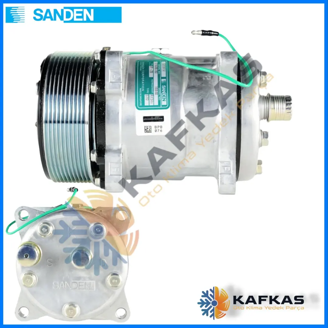 SANDEN 6648 SD5S14 KLİMA KOMPRESÖRÜ