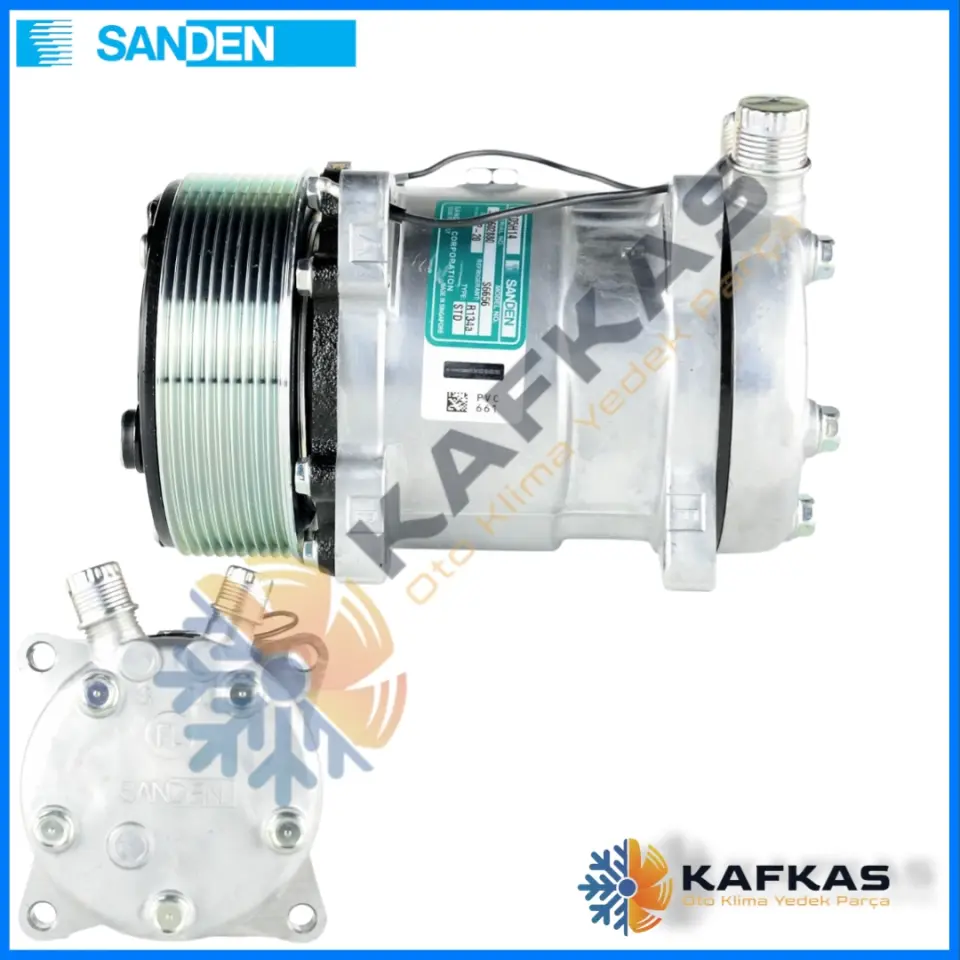 SANDEN 6656 SD5S14 KLİMA KOMPRESÖRÜ
