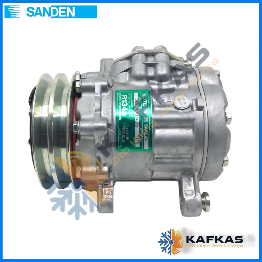 SANDEN 7170 JCB - CASE KLİMA KOMPRESÖRÜ