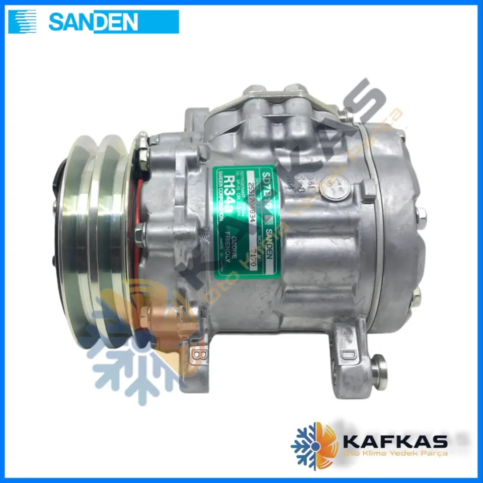 SANDEN 7170 JCB - CASE KLİMA KOMPRESÖRÜ