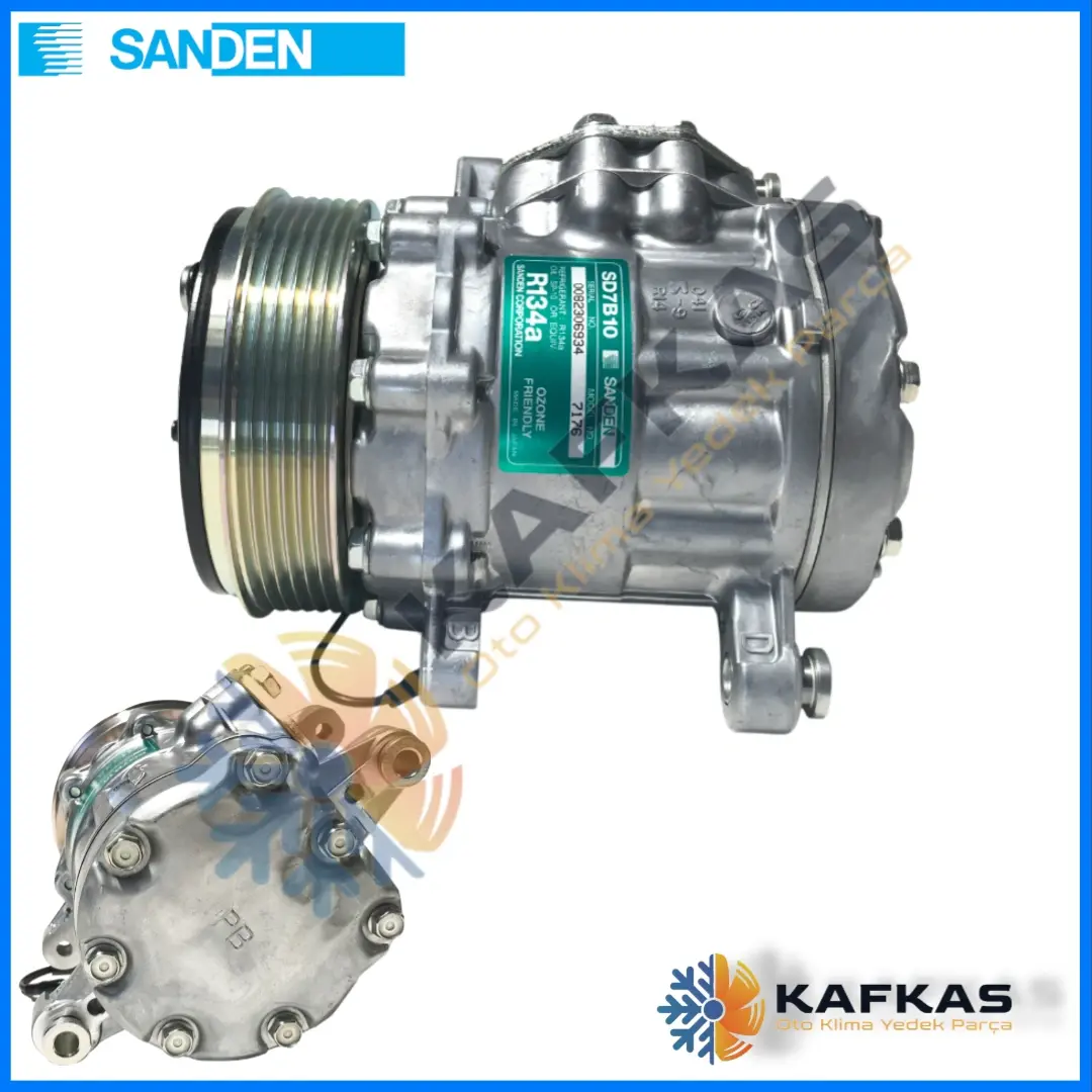 SANDEN 7176 SD7B10 KLİMA KOMPRESÖRÜ