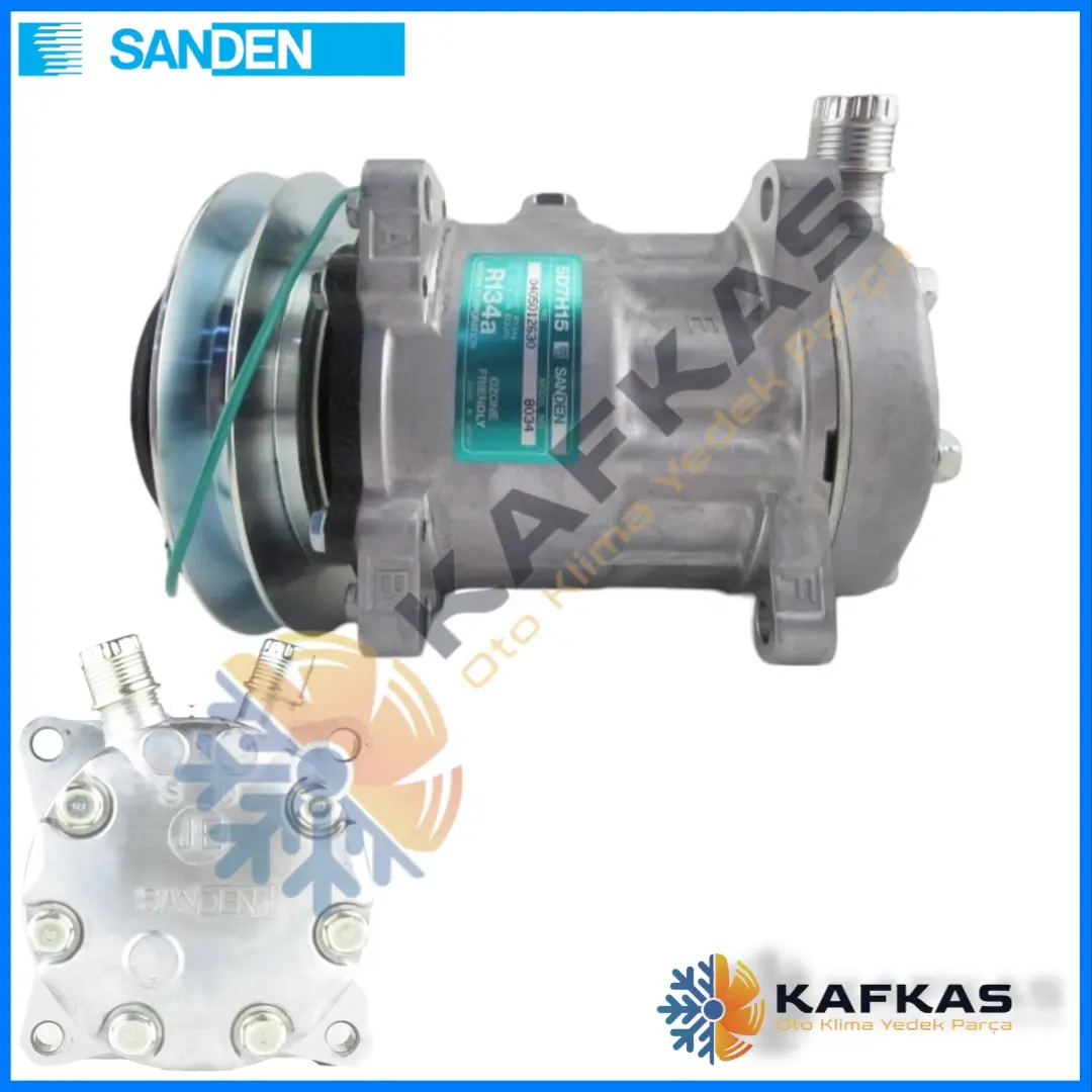 SANDEN 8034 SD7H15 KLİMA KOMPRESÖRÜ