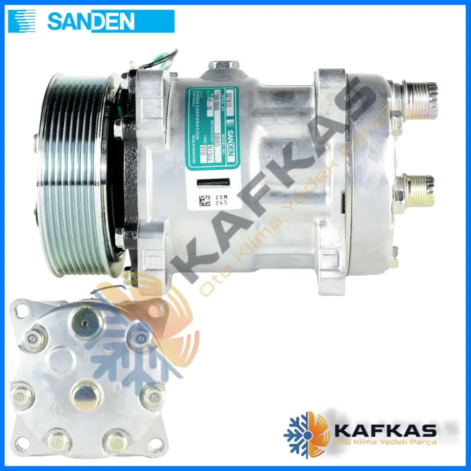 SANDEN 8085 SD7H15 KLİMA KOMPRESÖRÜ