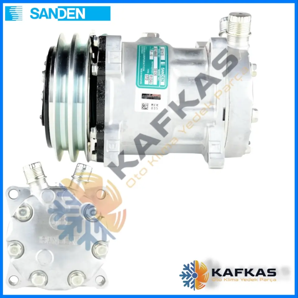 SANDEN 8126 SD7H15 KLİMA KOMPRESÖRÜ