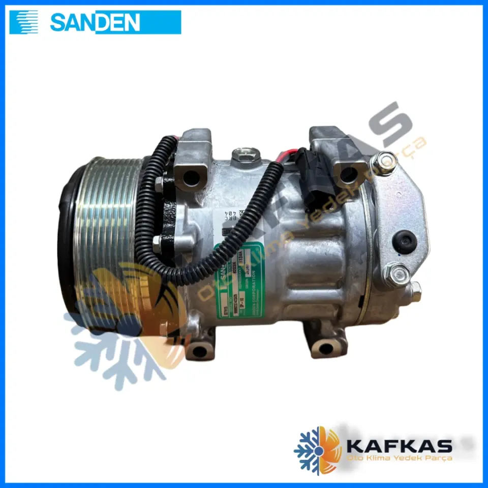 SANDEN 8203 JCB 214 - 3CX - 4CX KLİMA KOMPRESÖRÜ