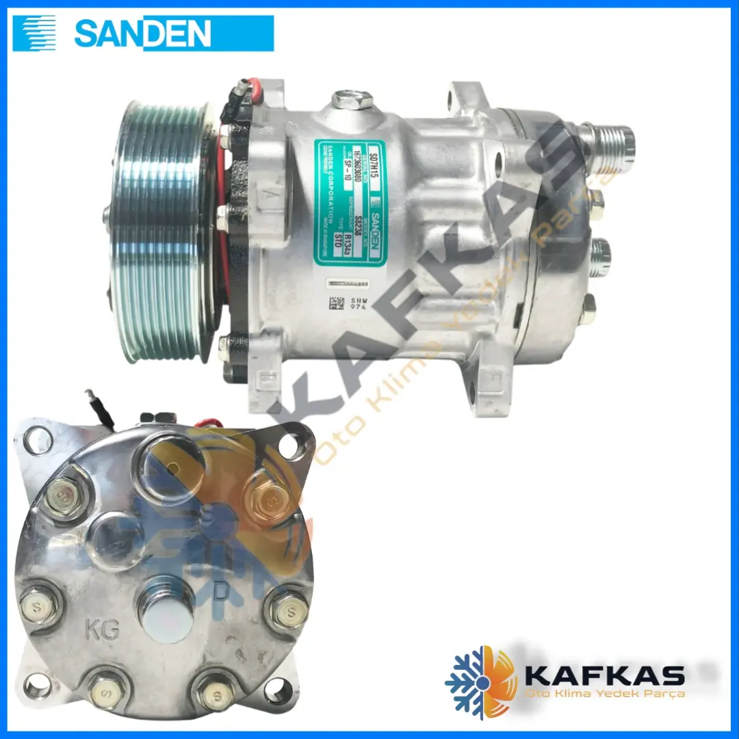 SANDEN 8238 SD7H15 KLİMA KOMPRESÖRÜ