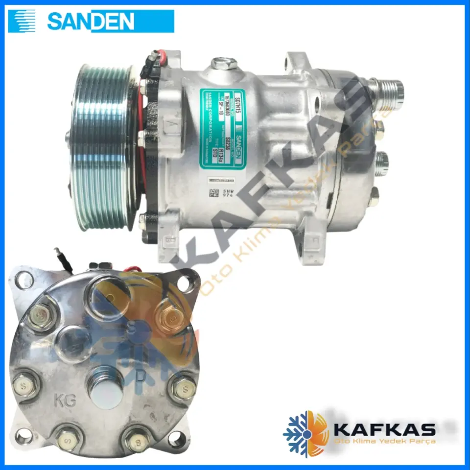 SANDEN 8238 SD7H15 KLİMA KOMPRESÖRÜ