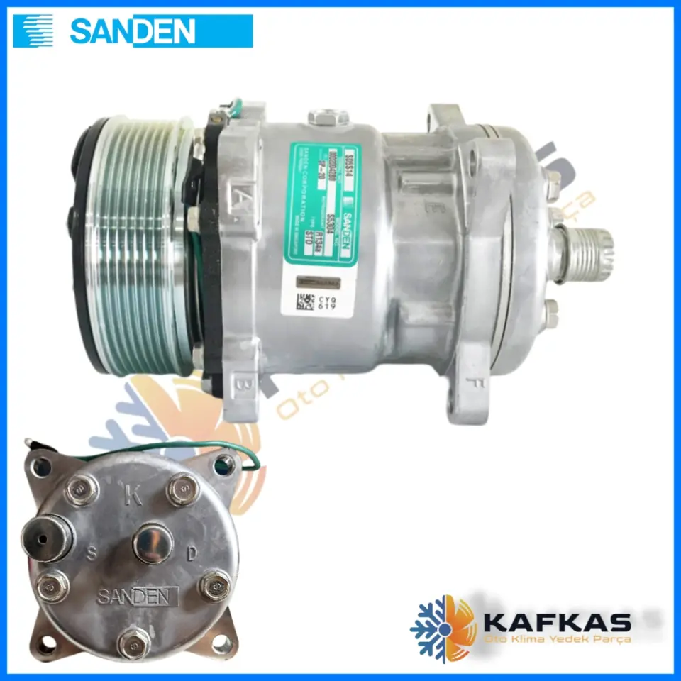 SANDEN 5304 SD5S14 KLİMA KOMPRESÖRÜ
