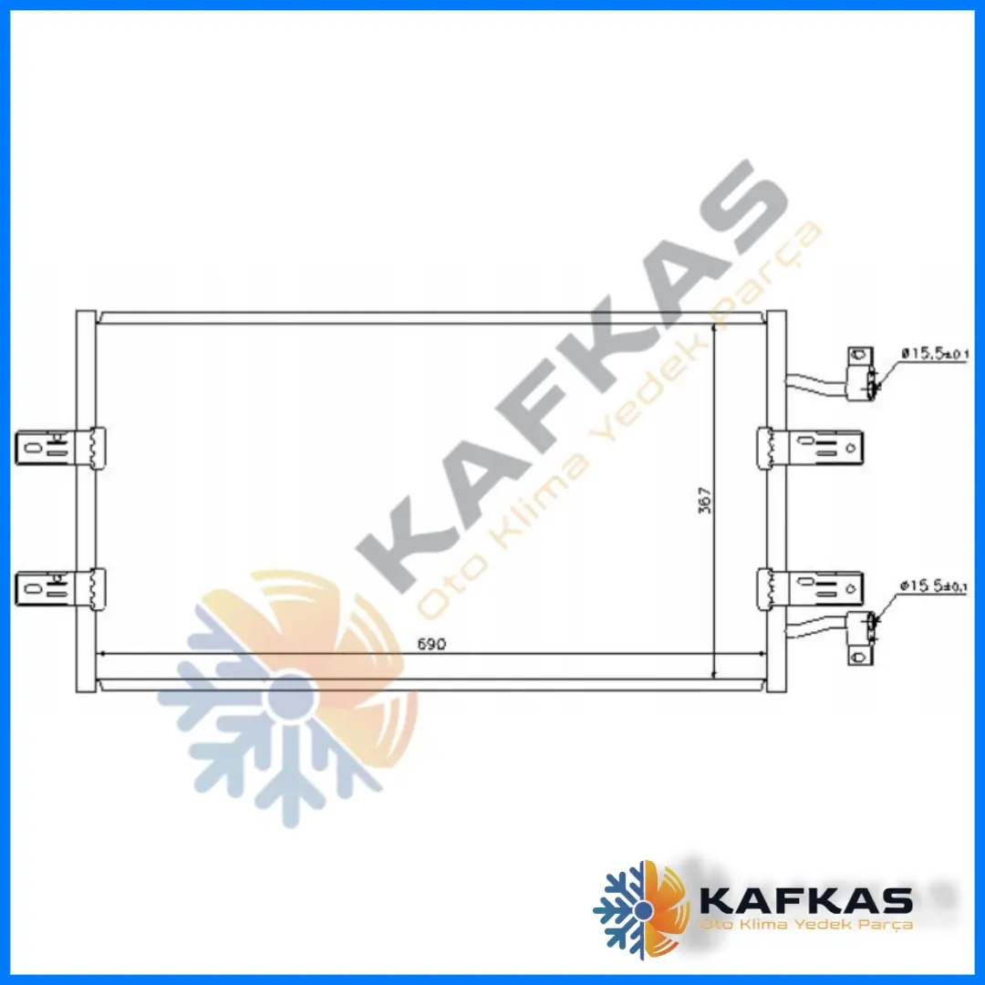 OPEL VIVARO A | RENAULT TRAFIC 2 KLİMA RADYATÖRÜ
