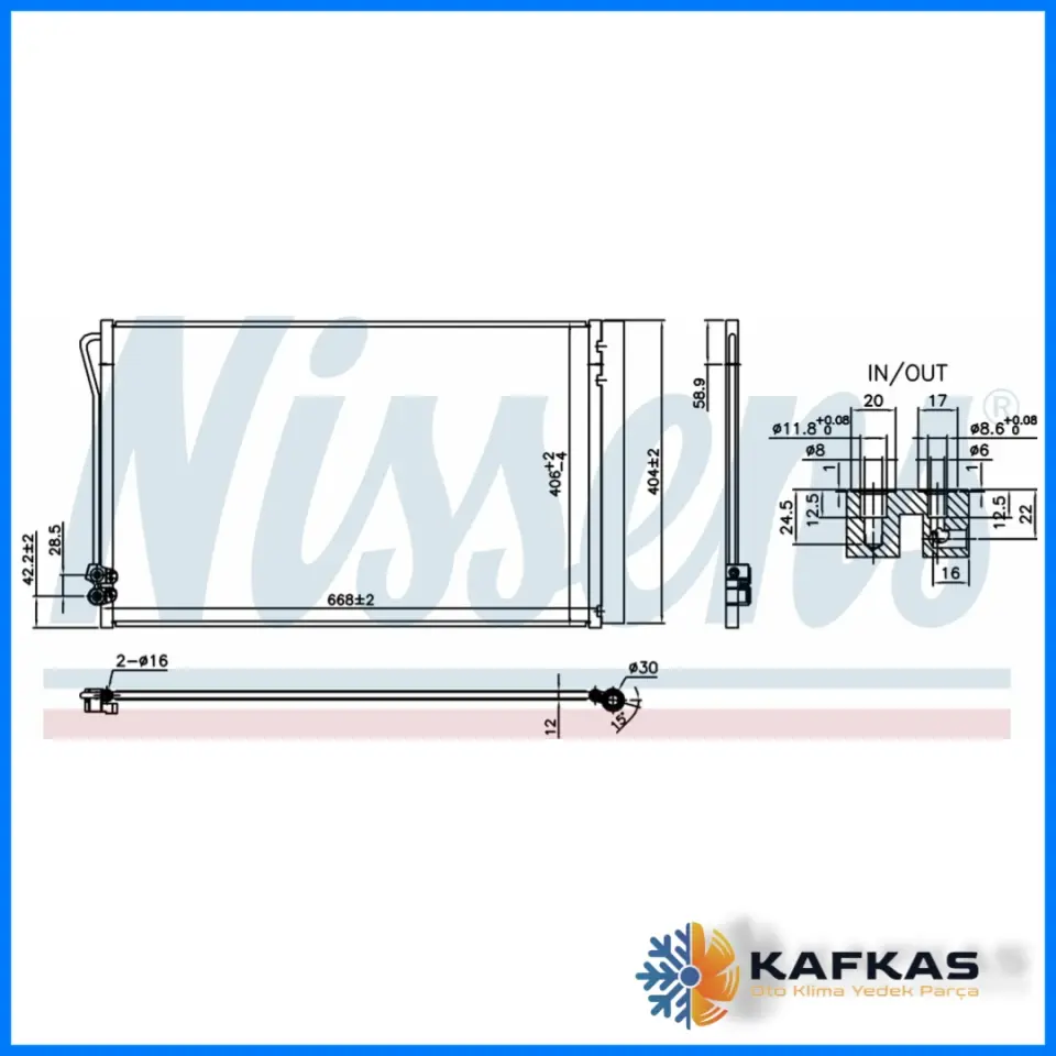 MERCEDES VITO III | V-CLASS II W 447 YENİ MODEL KLİMA RADYATÖRÜ