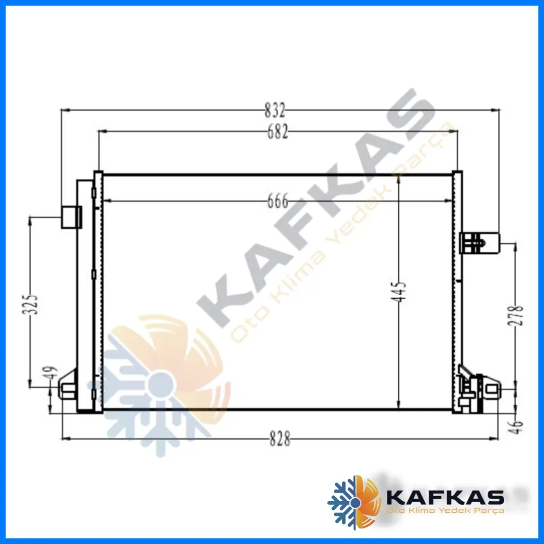 VOLKSWAGEN TRANSPORTER T7 | MULTIVAN KLİMA RADYATÖRÜ