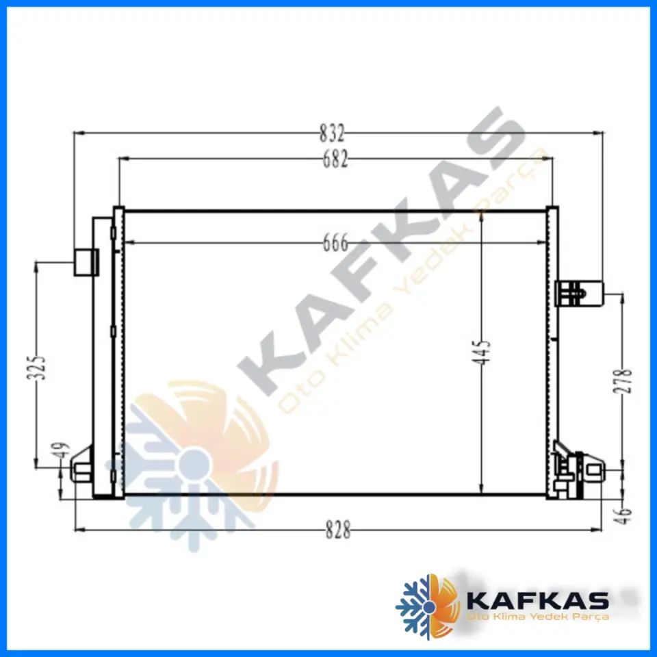 VOLKSWAGEN TRANSPORTER T7 | MULTIVAN KLİMA RADYATÖRÜ