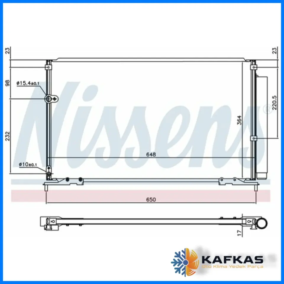 HONDA CIVIC FD6 1.6i VTEC KLİMA RADYATÖRÜ