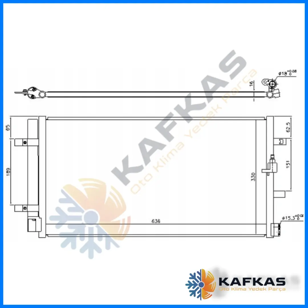 AUDI A4-A5-A6-A7 KLİMA RADYATÖRÜ
