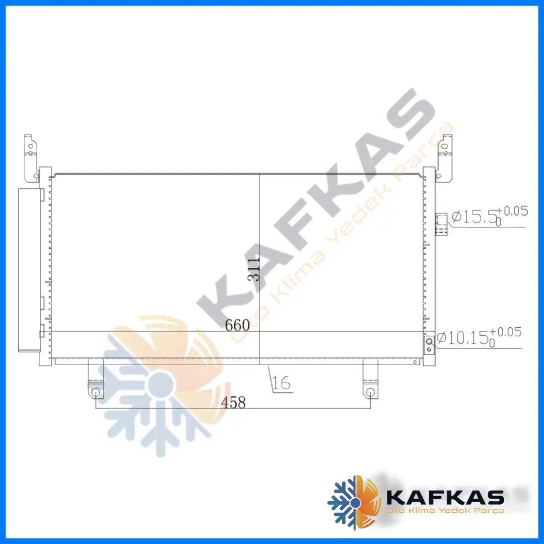 SUBARU FORESTER KLİMA RADYATÖRÜ