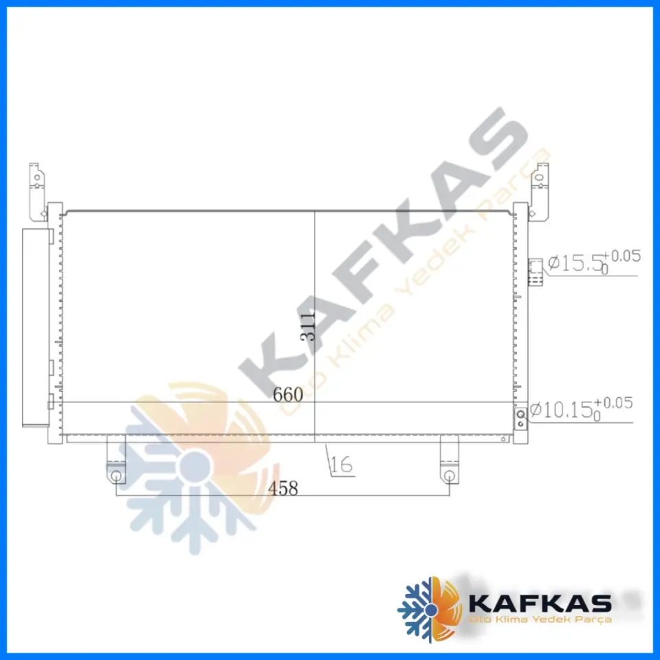 SUBARU FORESTER KLİMA RADYATÖRÜ