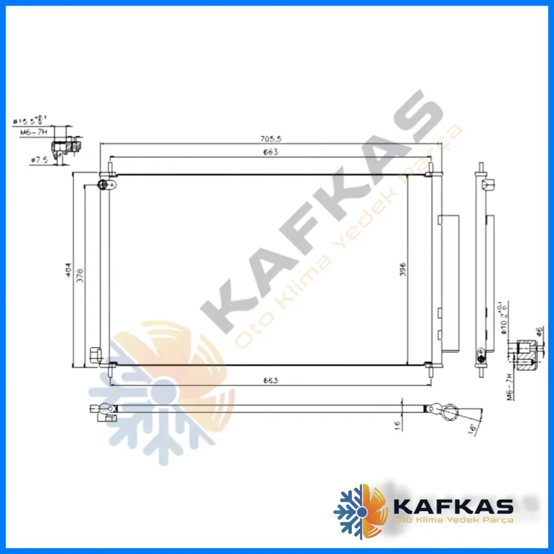 HONDA CR-V KLİMA RADYATÖRÜ