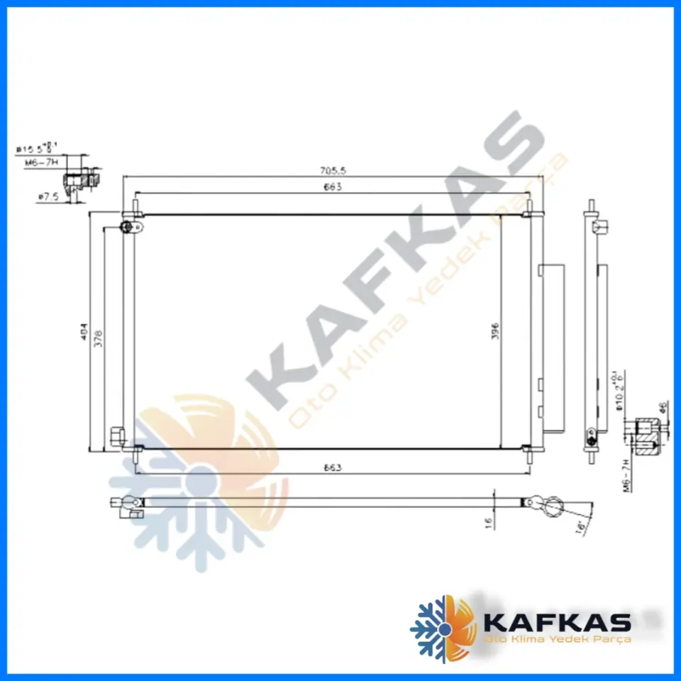 HONDA CR-V KLİMA RADYATÖRÜ