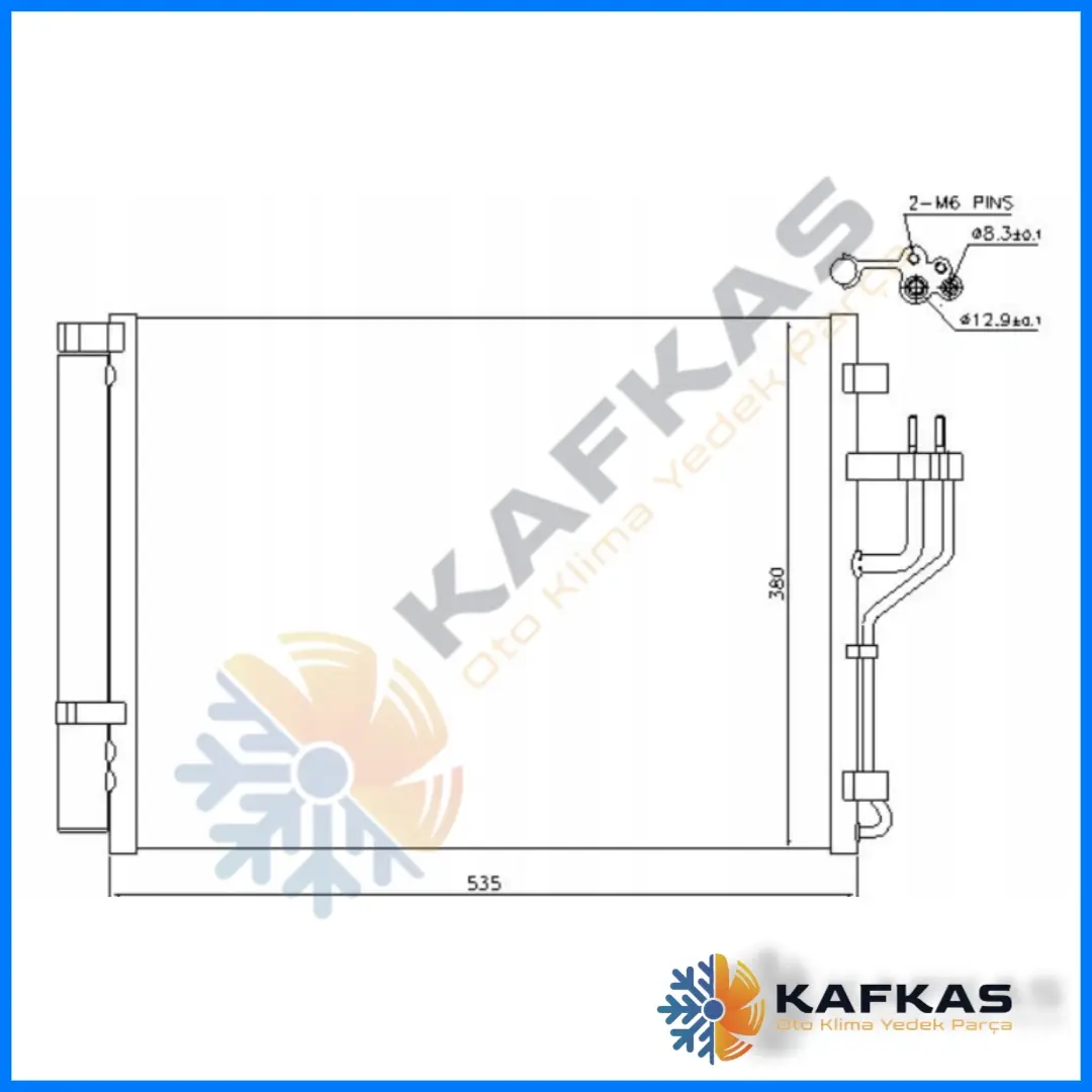 KIA SPORTAGE 3 - HYUNDAİ iX35 KLİMA RADYATÖRÜ