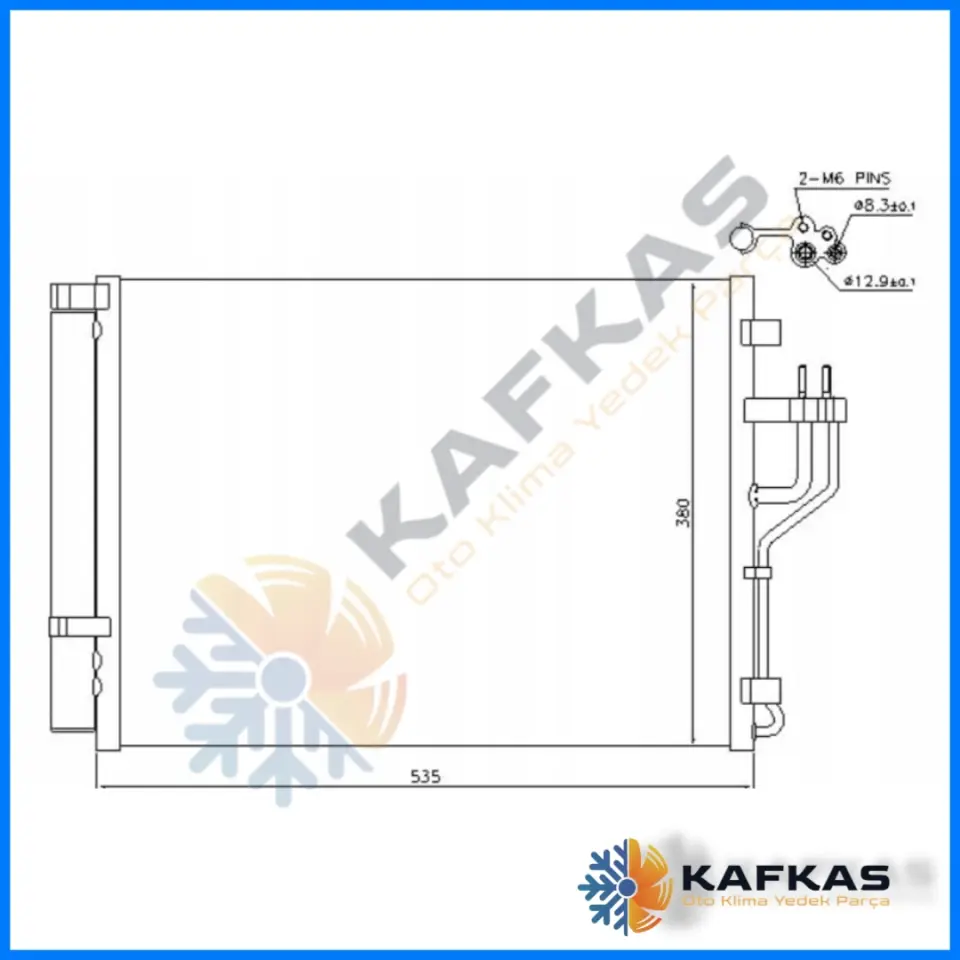 KIA SPORTAGE 3 - HYUNDAİ iX35 KLİMA RADYATÖRÜ