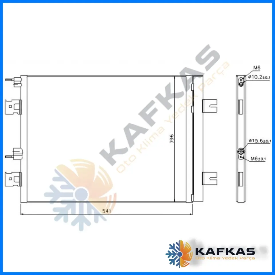 DACIA DUSTER | LOGAN | SANDERO KLİMA RADYATÖRÜ