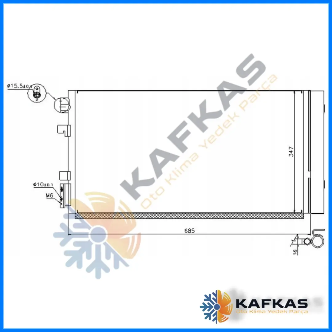RENAULT FLUENCE KLİMA RADYATÖRÜ
