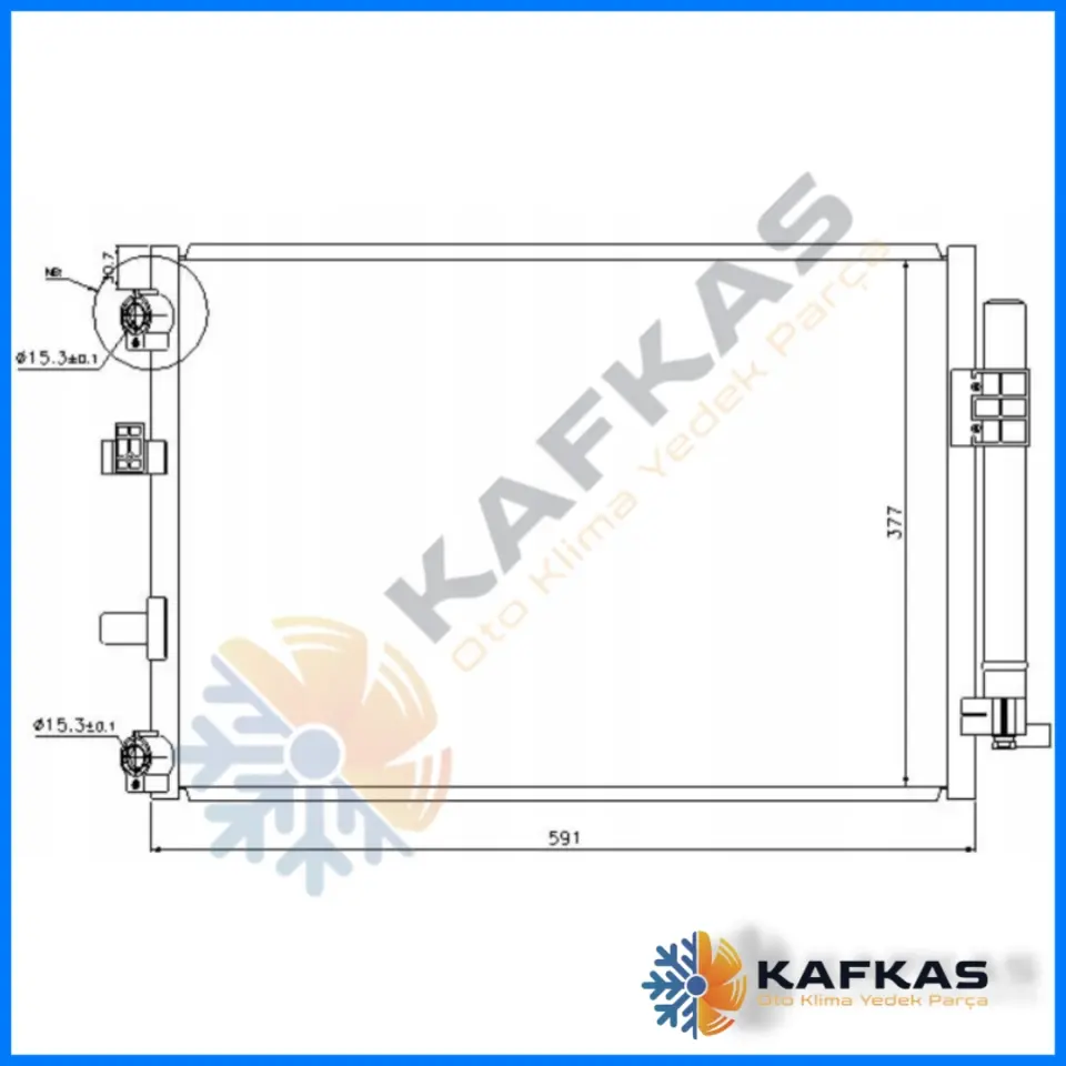 FORD FOCUS 3 | C MAX 1.0 EcoBoost ORİNGLİ KLİMA RADYATÖRÜ