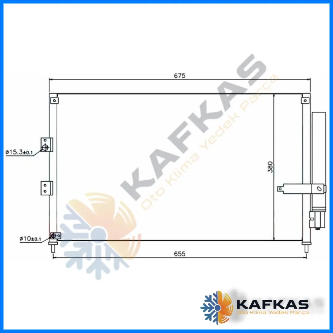HONDA CIVIC FD6 1.6i VTEC KLİMA RADYATÖRÜ