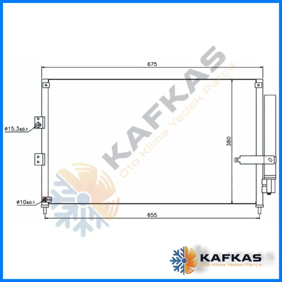 HONDA CIVIC FD6 1.6i VTEC KLİMA RADYATÖRÜ